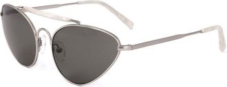 Linda Farrow DRIES VAN NOTEN 8DVN9 C1 Womens Sunglasses Silver Size Standard