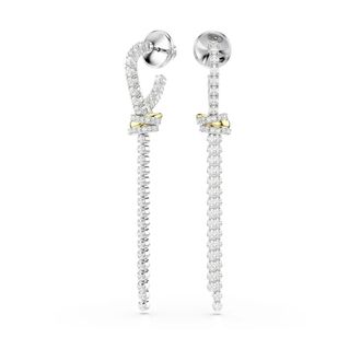 Swarovski Accessoires, Dames, Grijs, ONE Size, Hyperbola Oorstekers