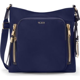 Tumi Tyler Crossbody Bag in Indigo/Light Gold at Nordstrom