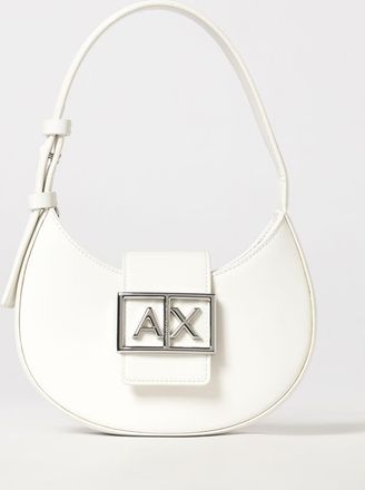 A|X Armani Exchange Borsa a spalla Hobo logo metal