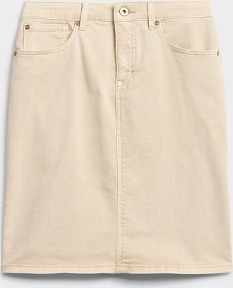 Contemporaine Womens Stretch denim miniskirt