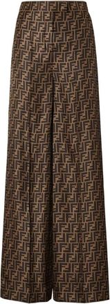 Fendi Ff Silk Trousers