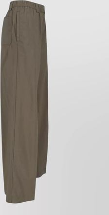 Aspesi straight trousers elastic waistband side and back pockets