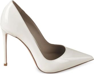 Le Silla 120mm Eva pumps met stilettohak en puntige neus - Wit