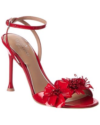 Valentino Vlogo Signature 100 Patent Sandal