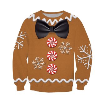 Generic Jumper Christmas Large Sizes Christmas Jumper Mens Funny Christmas Shirt Long Sleeve Christmas Ugly Red Long Sleeve Sweatshirt Ugly Shirt Christmas Fu