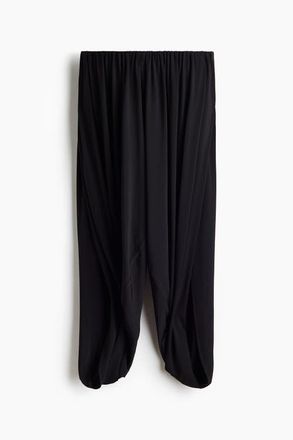 H&M Wrap-detail Balloon Trousers in Black at Nordstrom, Size X-Small
