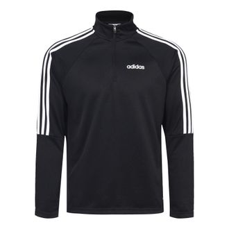 adidas Casual Up-collarSports Sweater Men Black DY3145