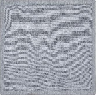 Fragile Knit Blanket, Garter Stitch Edge in Denim at Nordstrom