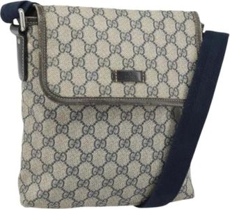 Gucci Pre-owned Cross Body Bags, female, Blue, Size: ONE SIZE Pre-owned Vintage Cross Body Bag