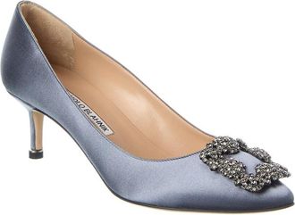 Manolo Blahnik Hangisi 50 Satin Pump
