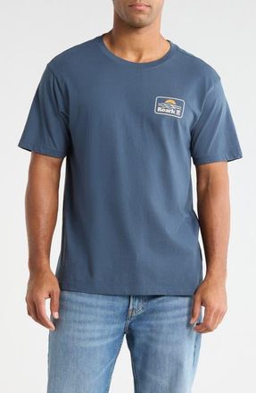 Roark Earth Sea Graphic Regular Fit T-Shirt in Navy at Nordstrom, Size Xx-Large