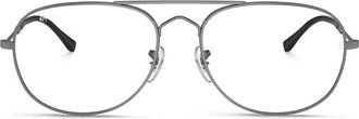Ray-Ban BAIN BRIDGE Demo Pilot Unisex Eyeglasses RX3735V 2502 55