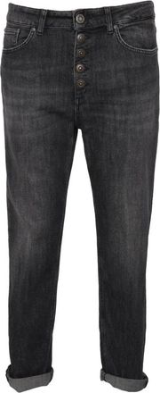Dondup Pantalone Koons Gioiello - Dames - Cropped Jeans - Zwart - W31 - Jeans