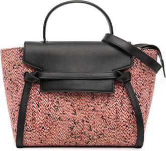 Celine Pre-owned Handbags, female, Pink, Size: ONE SIZE Pre-owned Structured Top Handle Bag