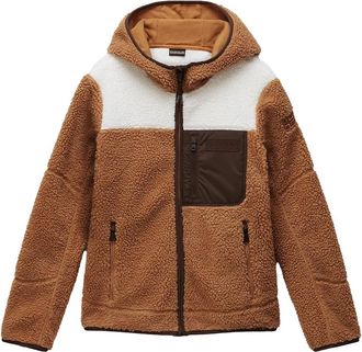 Napapijri Yupik Fleece Jacket - Heren - Zomerjassen - Bruin - XS - Polyester - Jassen