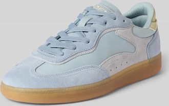 Hoff Sneaker aus Leder-Textil-Mix Modell PARK in Hellblau, Gr&ouml;&szlig;e 36