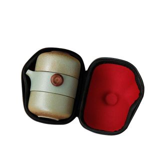 OEM Tapa De Tetera De Cer&aacute;mica Estilo Japon&eacute;s, Taza De T&eacute; Port&aacute;til Hecha A Mano, Juego De T&eacute; Para Oficina - Verde
