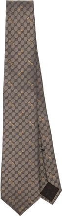 Gucci GG Jacquard Silk Tie