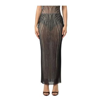 Jean Paul Gaultier Sheer Knit Maxi Skirt
