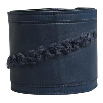 Ermanno Scervino Belts, female, Blue, Size: ONE SIZE Wide Waist Cintura Belt