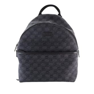 Gucci Pre-owned Gucci Kids GG Denim Backpack Unisex 782708 525040