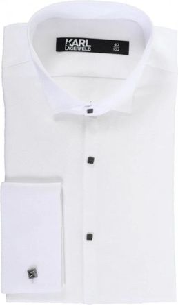 Karl Lagerfeld Overhemden > Formele Overhemden - Heren - Zakelijke Overhemden - Wit - XL - Overhemden