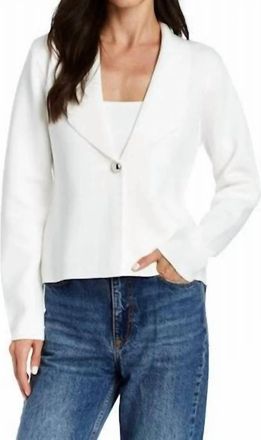 Drew Royalty Jacket In White