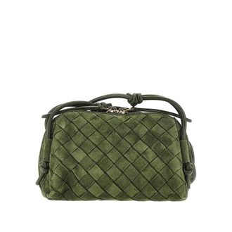 Bottega Veneta Intrecciato suede leather Concert bag Woman One Size