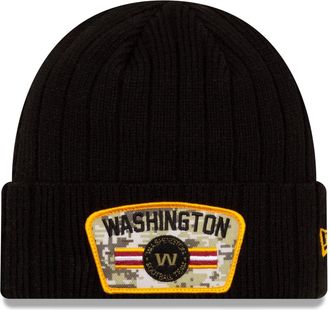 New Era Salute to Service Knit Beanie Washington Football - One Size