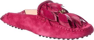 Tod's Tods Feather Suede Loafer