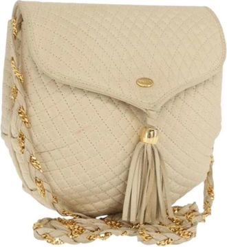 Bally Pre-owned Cross Body Bags, female, Beige, Size: ONE SIZE Pre-owned Shoulder Bag