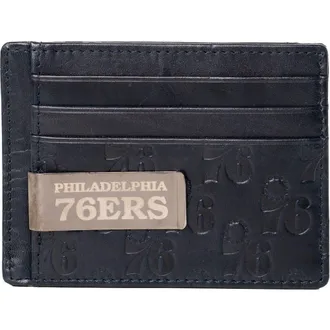Lusso Navy Philadelphia 76ers Sanford Front Pocket Wallet with Money Clip at Nordstrom