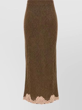 Valentino Garavani metallic fitted skirt