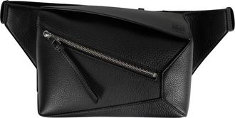 Loewe Small Puzzle Bumbag in Grained Calfskin