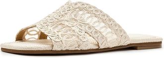 Marc Fisher Nalany Womens Dress Sandals Cream : 9.5 M, Textile