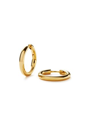 Missoma Tunnel Medium 18kt Gold-plated Hoop Earrings - One Size