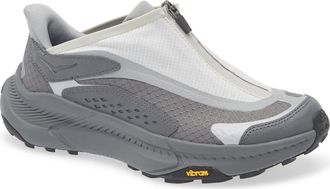 Hoka One One Project Transport Zip Sneaker in Stardust /Satellite Grey at Nordstrom, Size 13 Womens