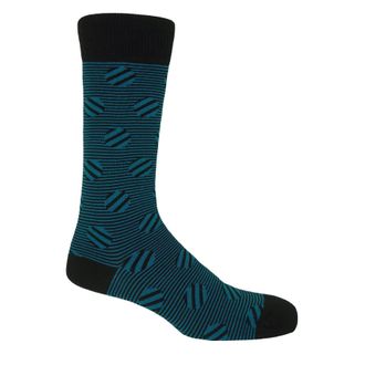 Peper Harow Polka Stripe Mens Socks - Sable