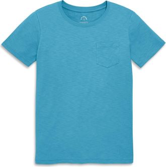 primary Unisex Fit Slub Pocket Tee in Storm at Nordstrom, Size Xx-Large