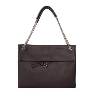 Orciani Venus Soft Midi - Dames - Schoudertassen - Bruin - ONE Size - Leer - Tassen