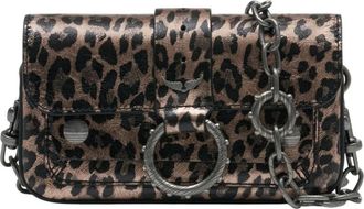 Zadig&Voltaire Kate Wallet Metal Leopard Tas - Dames - Schoudertassen - Veelkleurig - ONE Size - Leer - Tassen