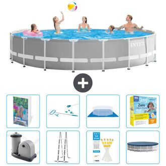 Intex Piscina Prism Frame Redonda - 549x122 Cm - 9-piezas S550