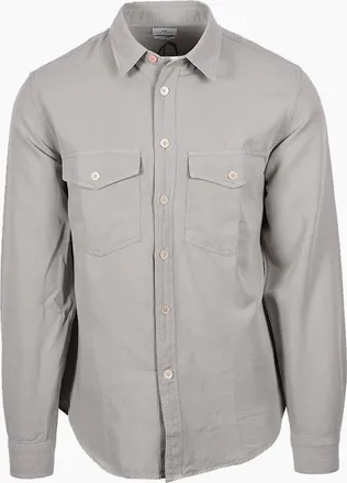 Paul Smith Mens PAUL SMITH CASUAL FIT SHIRT GREY - Size: 40