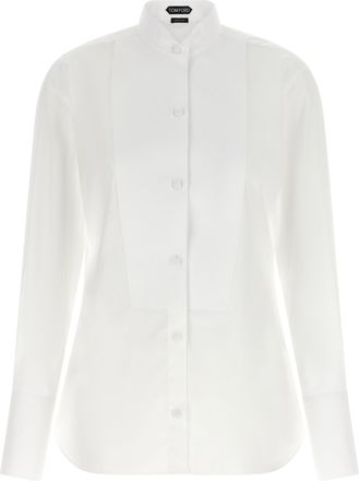 Tom Ford White Cotton Womens Blouse