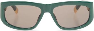 Jacquemus Pilota Zonnebrillen - Dames - Zonnebrillen - Groen - ONE Size - Accessoires