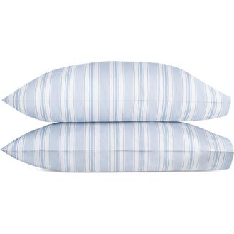 Matouk Elio Set of 2 Pillowcases in Blue at Nordstrom, Size Standard