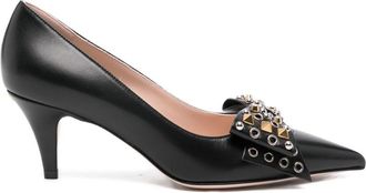 Valentino Garavani Bowow Leather Pumps