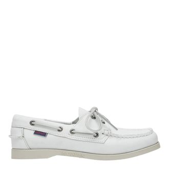 Sebago Portland Boat Shoe - Dames - Schoenen - Wit - Maat: 36 1/2 EU Leer