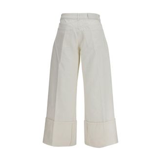 Givenchy Womens White Cotton Jeans Denim Clothing